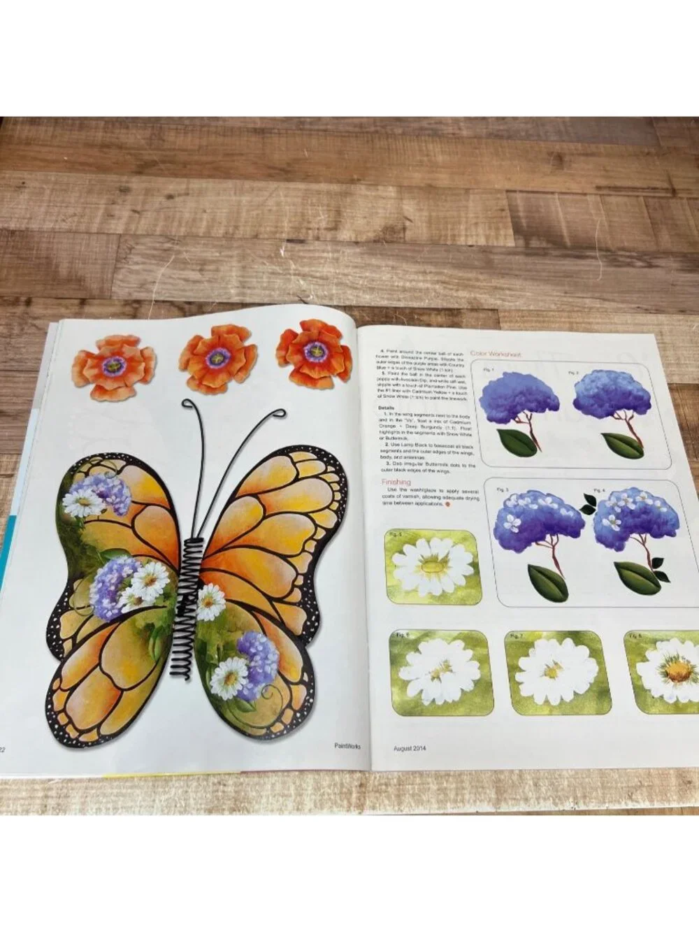 PaintWorks Magazine August 2014 Nature-Inspired Acrylic & Oil Painting Projects